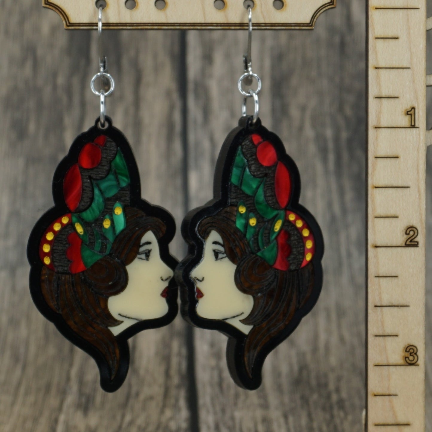 butterfly lady earrings