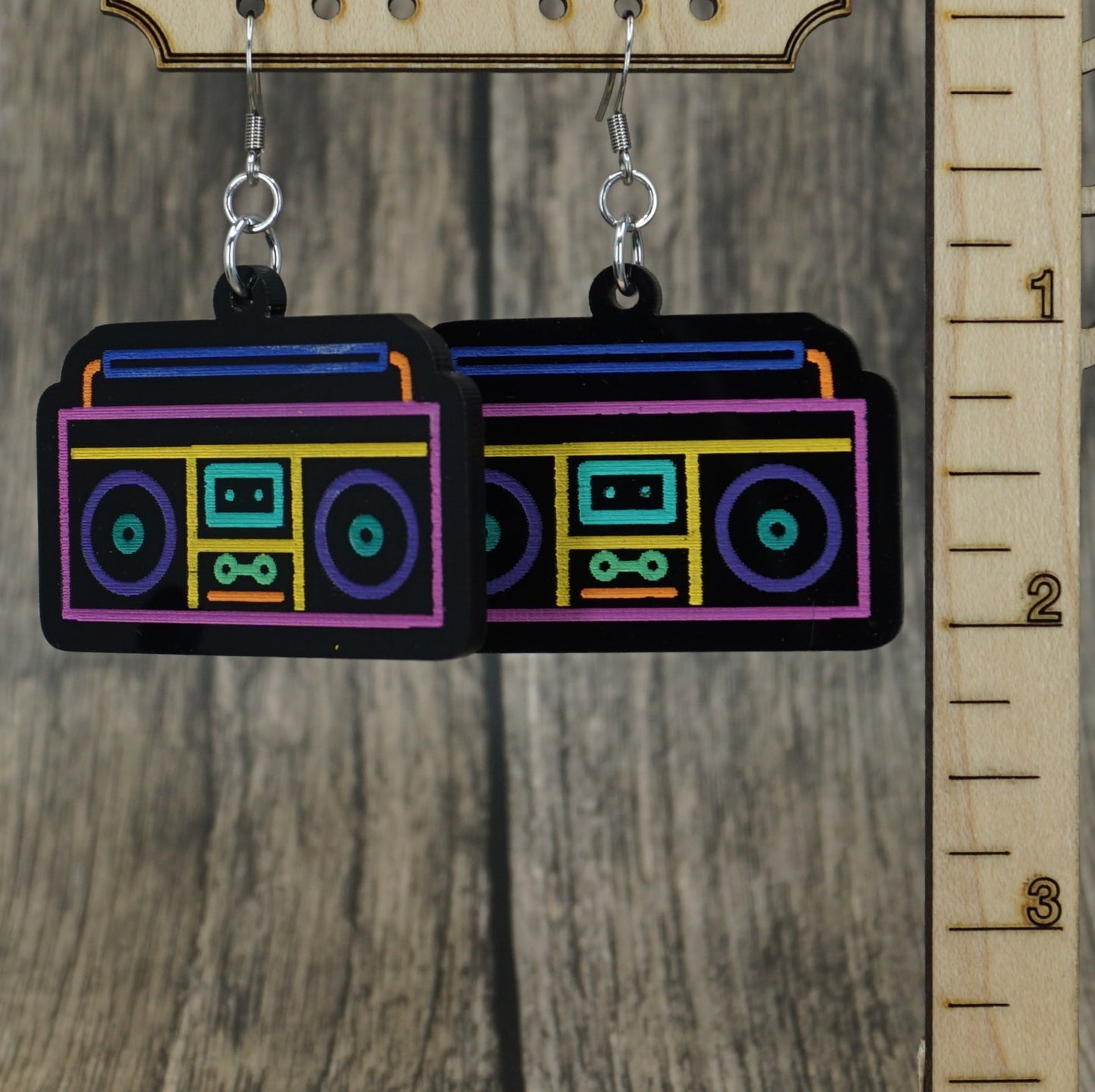 boombox earrings