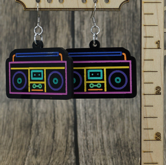boombox earrings