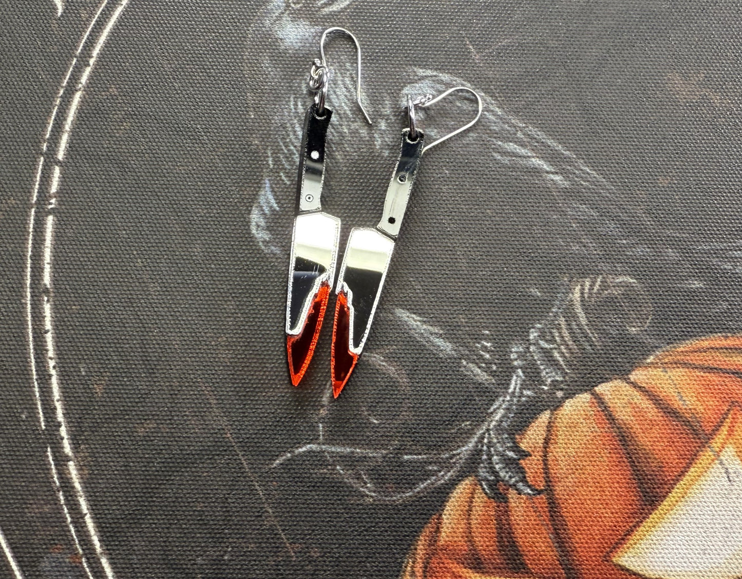 Mirrored Knife Earrings