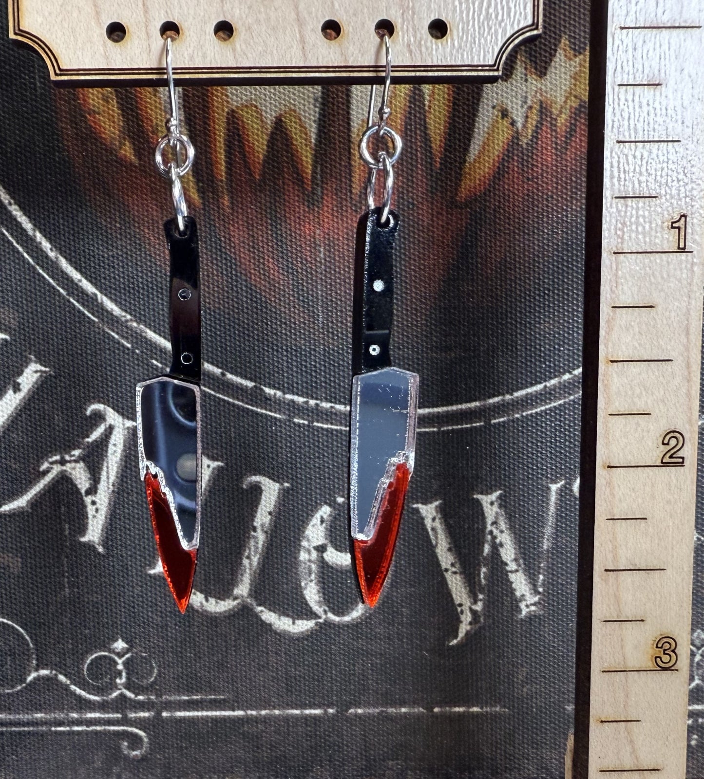 Mirrored Knife Earrings