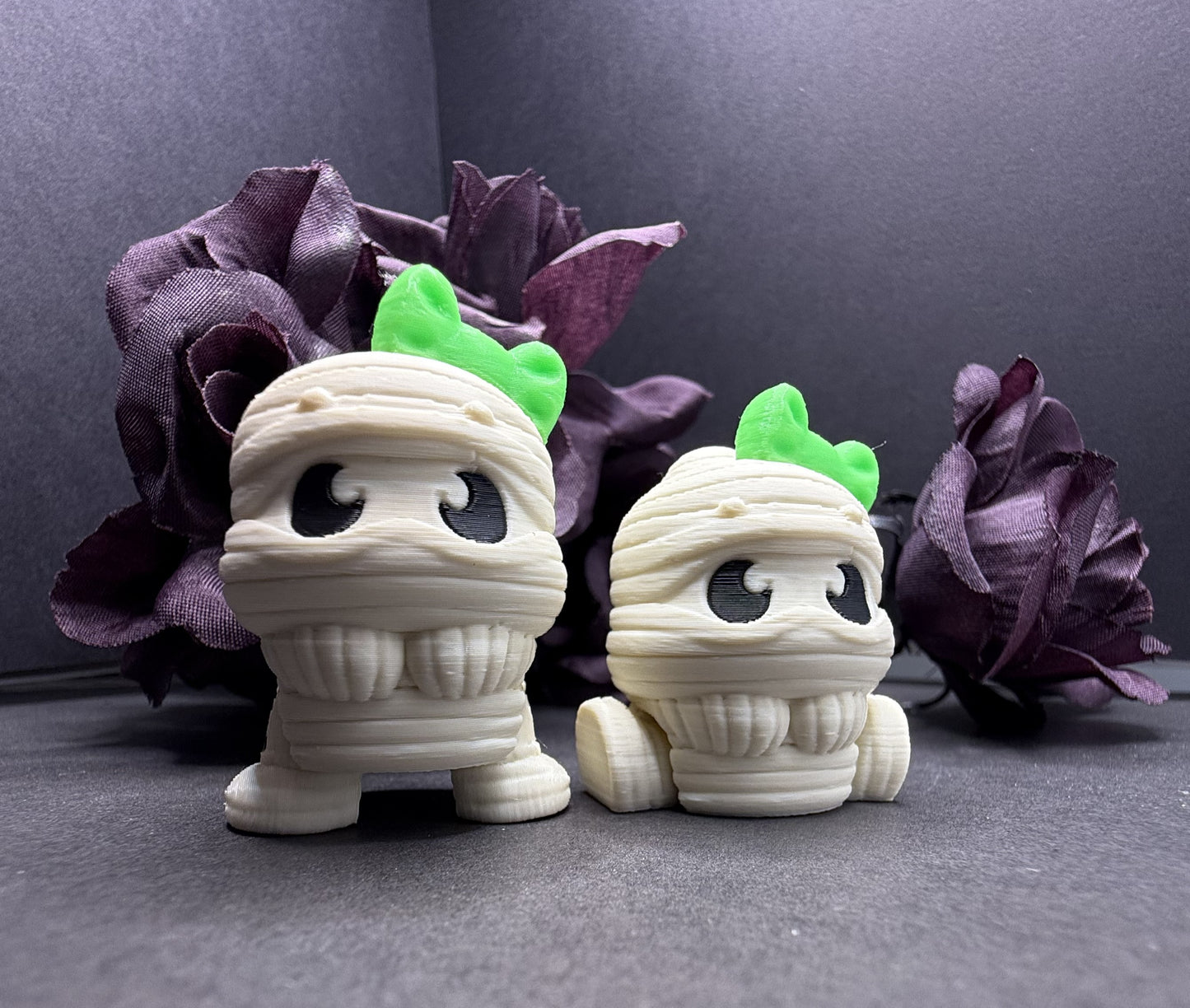 Mummy spooky pea green