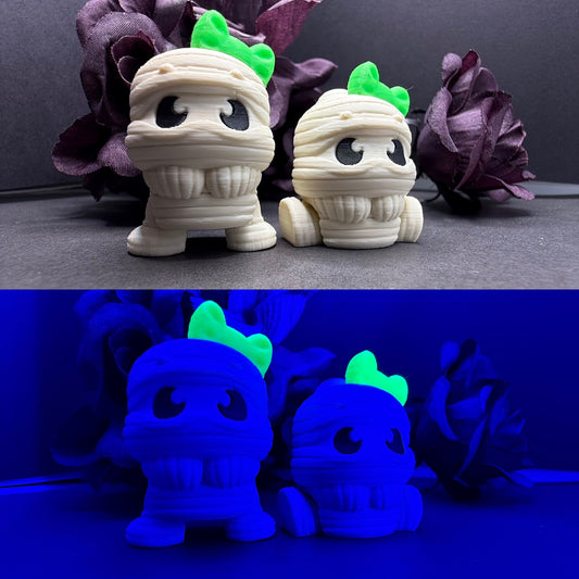 Mummy spooky pea green