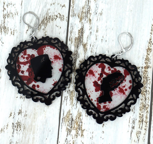 Bloody Frankenstein earrings