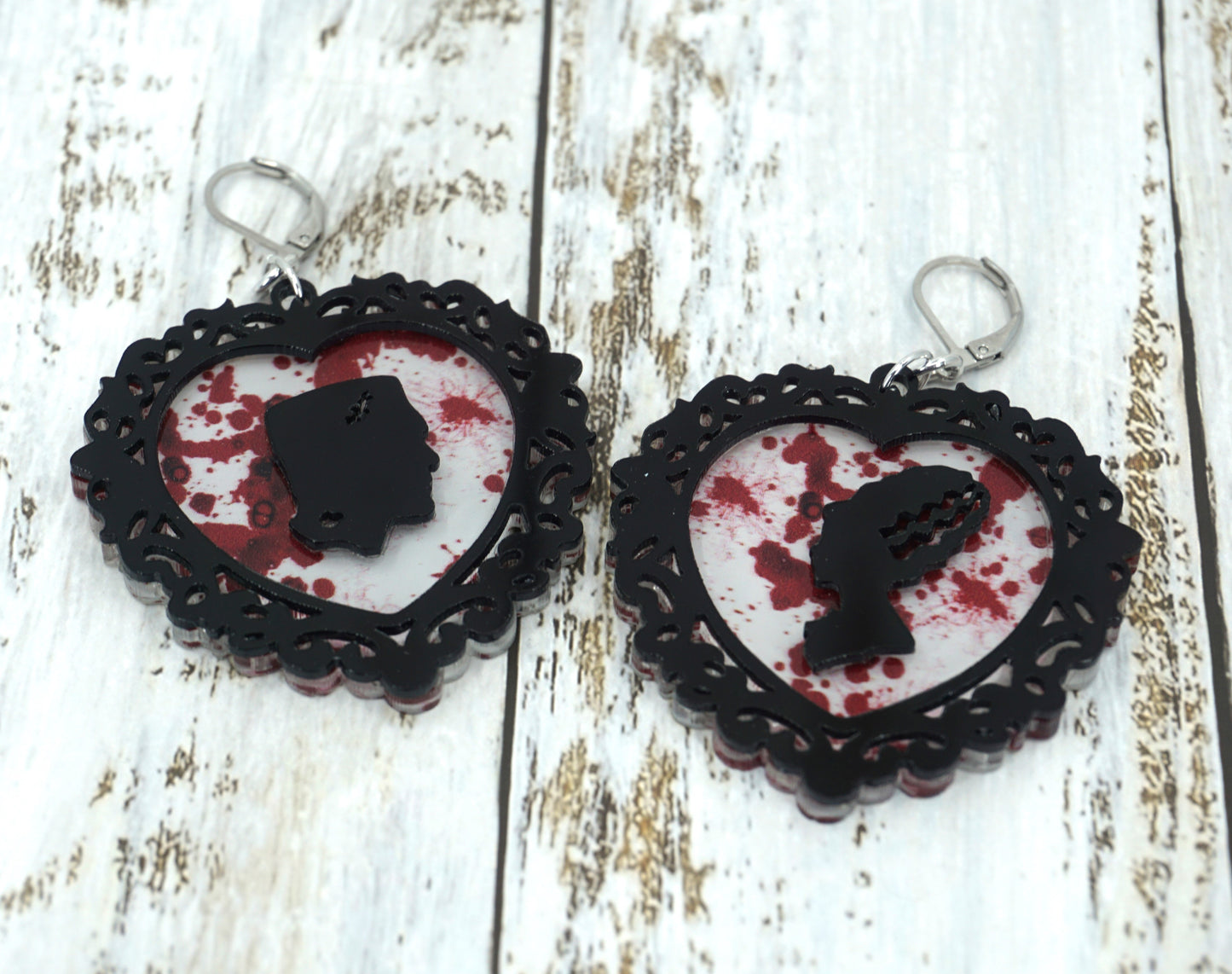 Bloody Frankenstein earrings