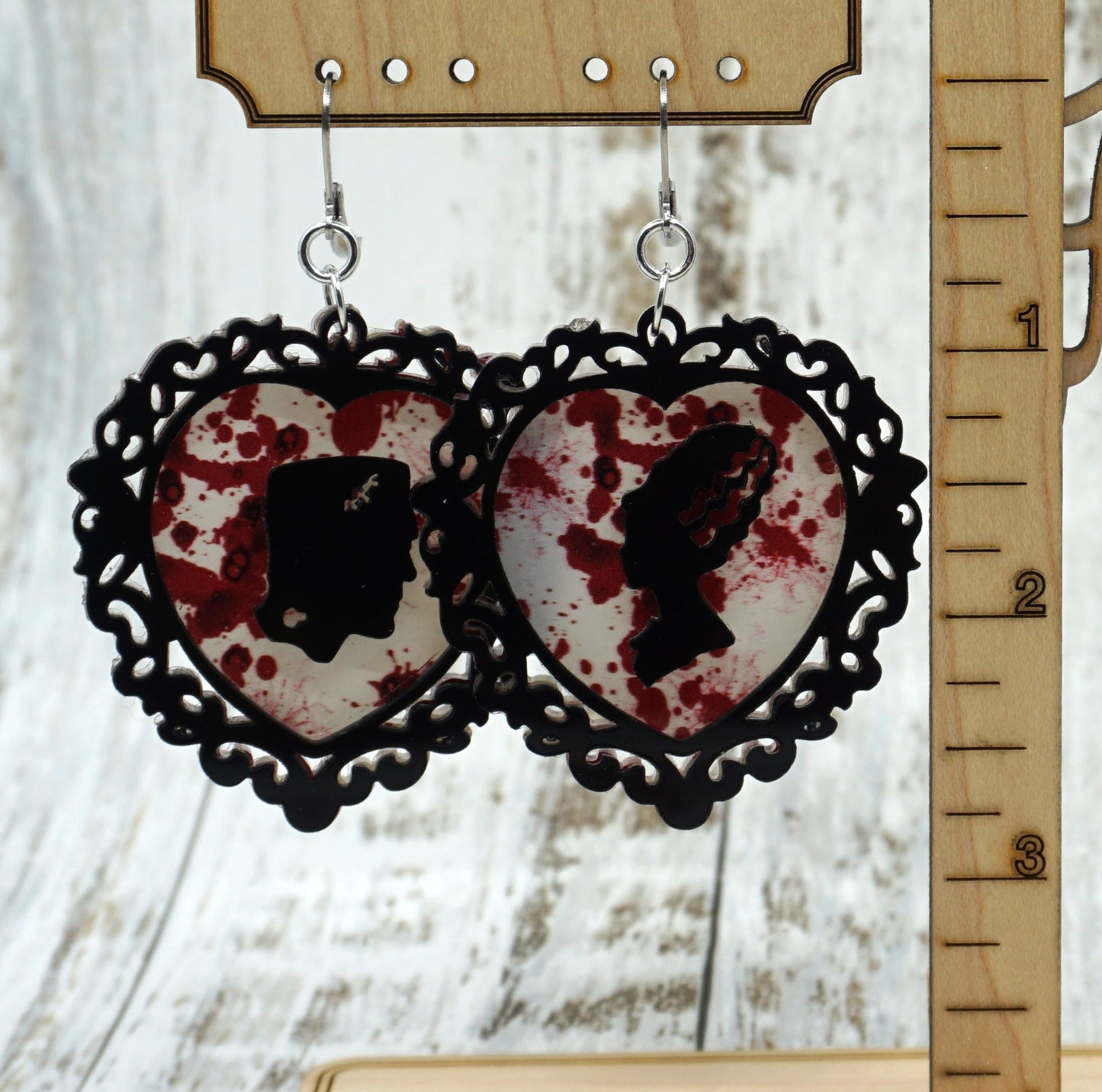 Bloody Frankenstein earrings