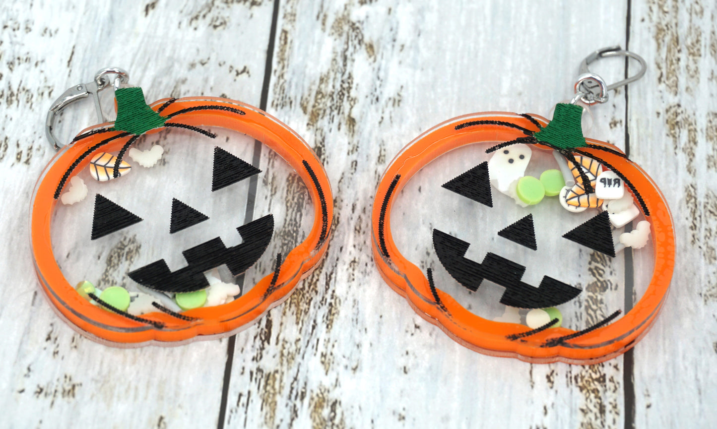 classic jackolantern shaker earrings