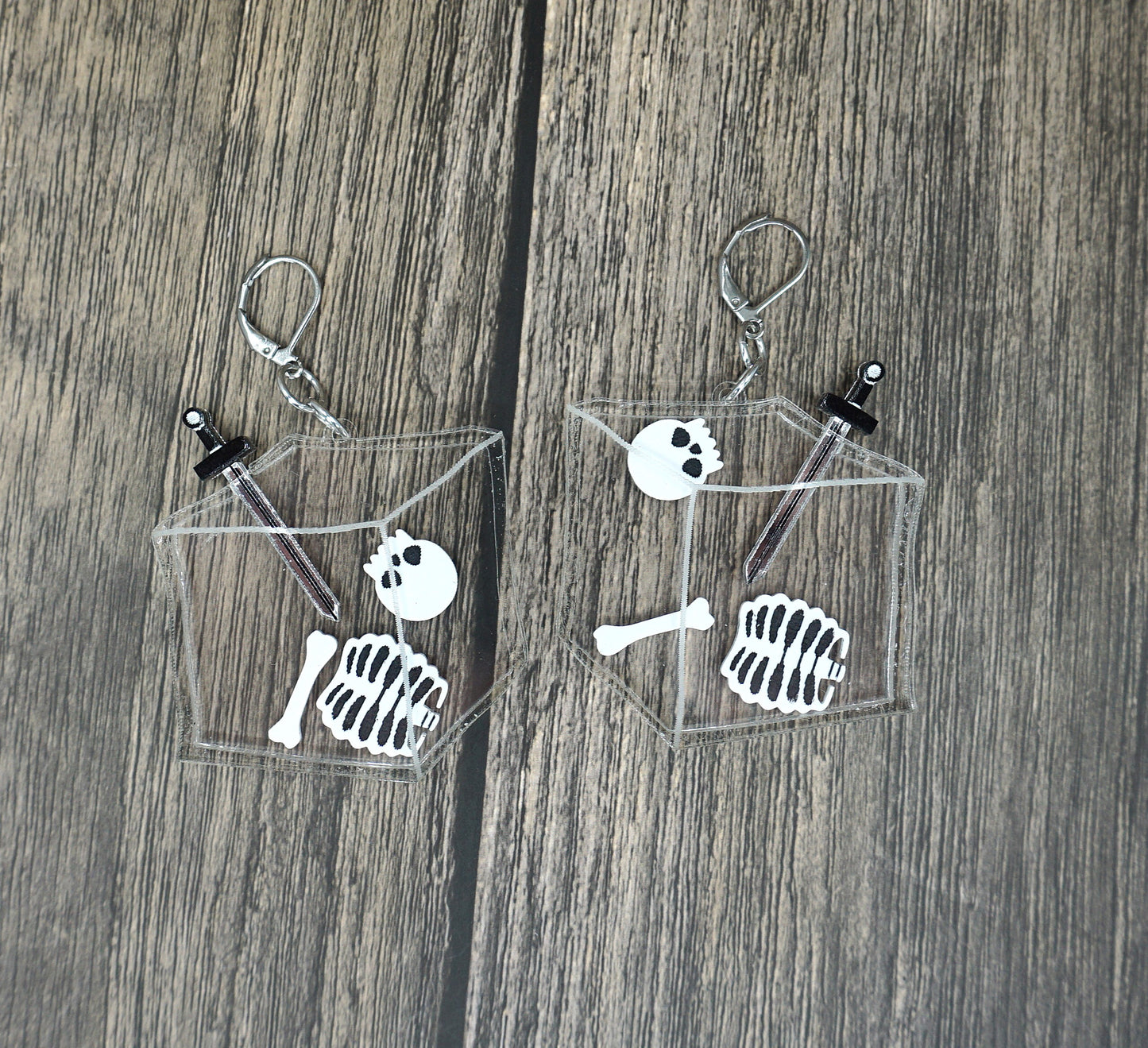 Gelatinous cube earrings