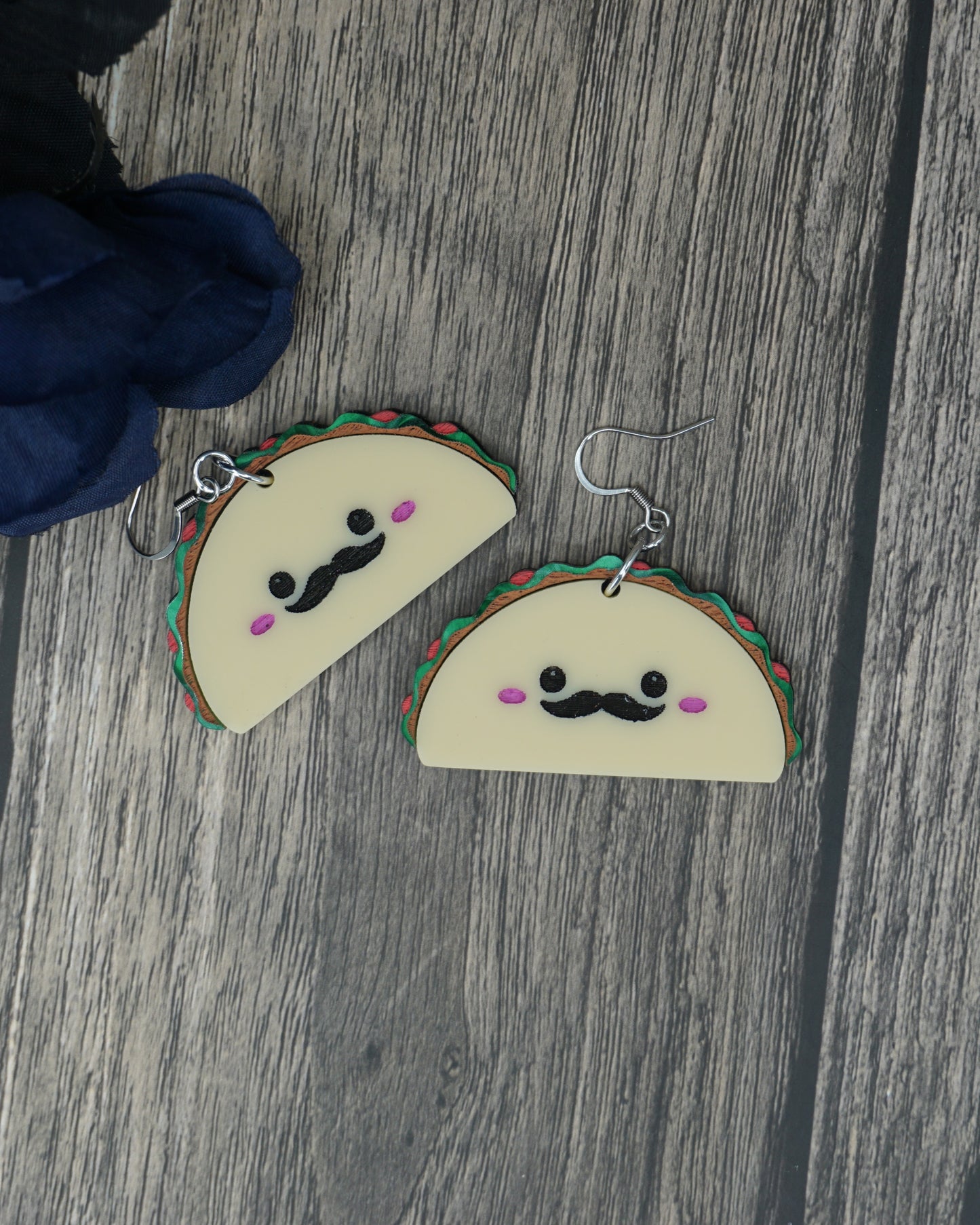 Taco earrings
