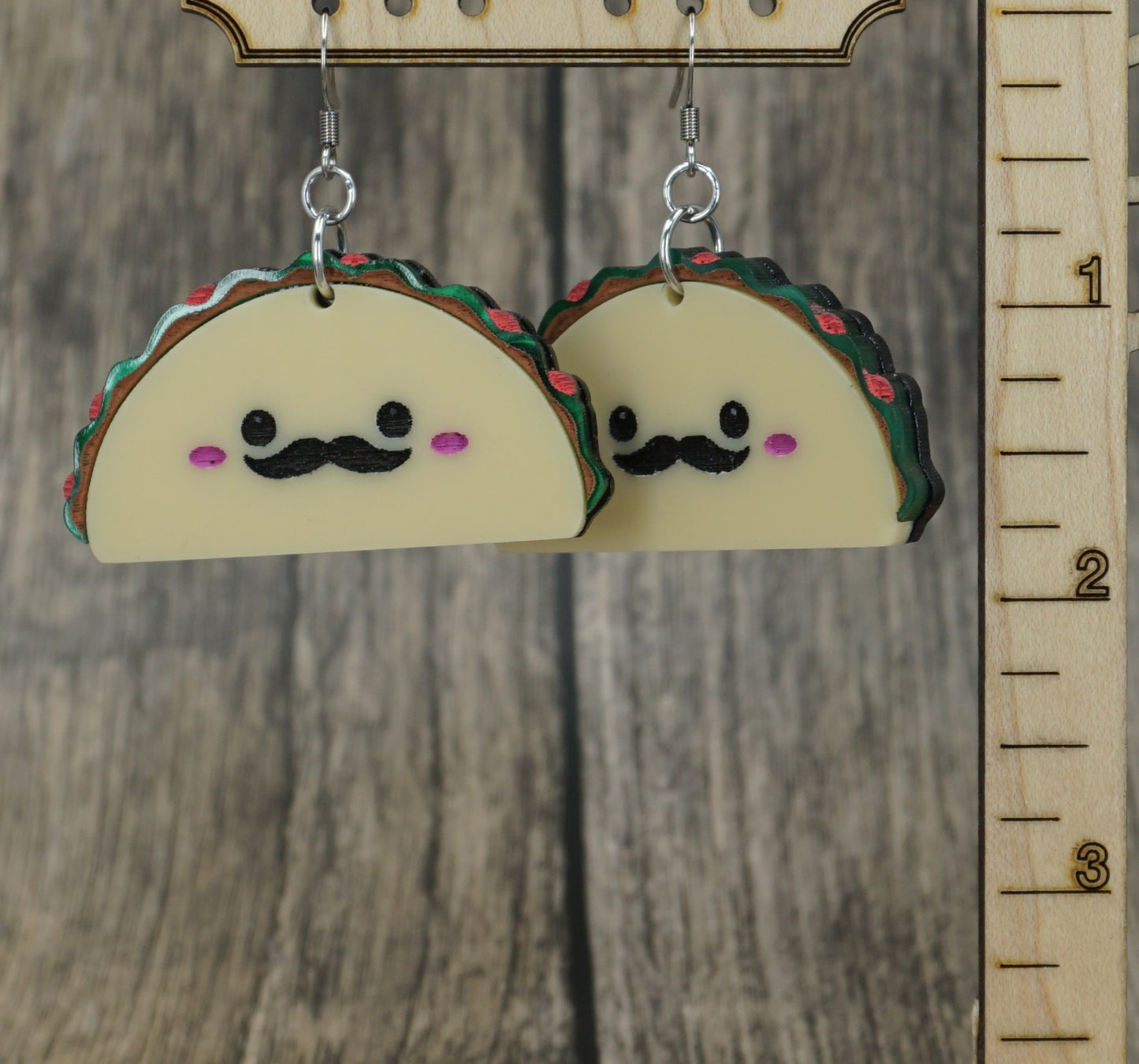 Taco earrings