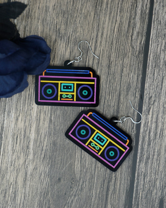 boombox earrings