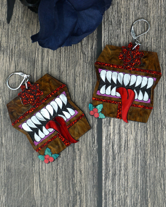 festive mimic earrings