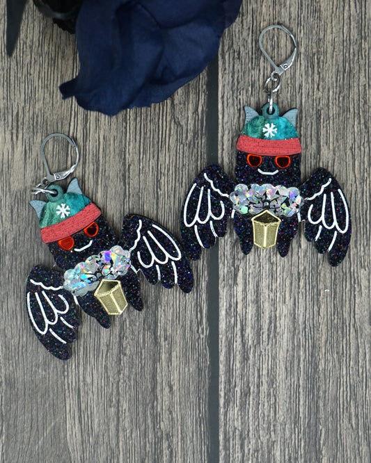 Glitter xmas mothman