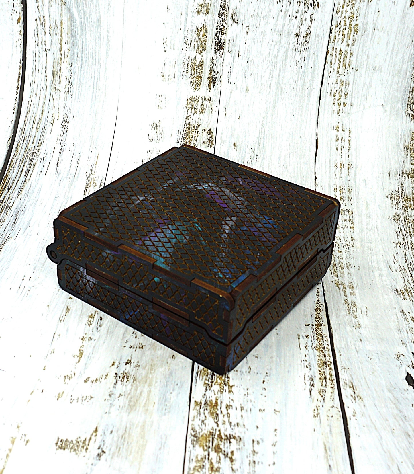 dice box black galaxy