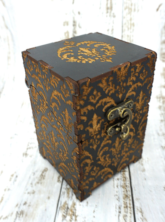 deck box black all over damask