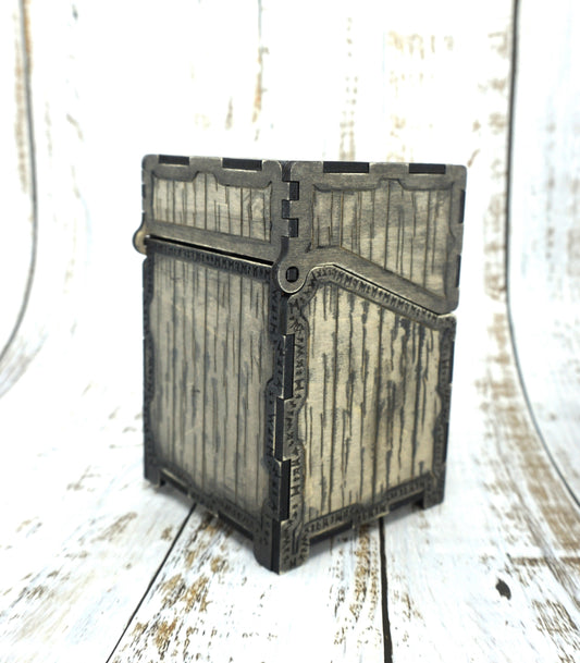 deck box grey and black